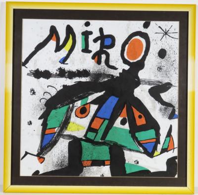 Beschnittenes Ausstellungsplakat 'Miro' Galerie Maeght, 1978/79 - Obrázky a grafika ze všech období