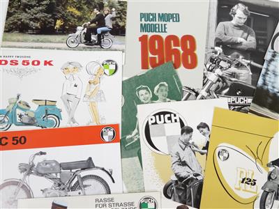 Konvolut "Puch Roller und Mopeds" - Automobilia