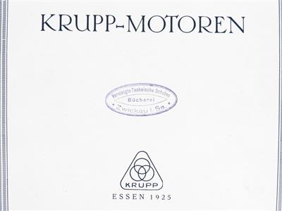 Krupp-Motoren 1925 - Automobilia