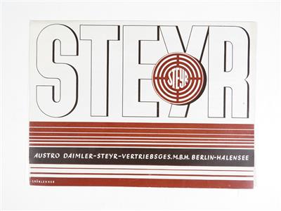 Steyr Modellprogramm 1936 - Automobilia