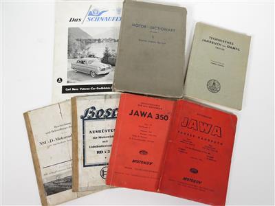 Konvolut Motorrad Betriebsanleitungen- und Bücher - Automobilia