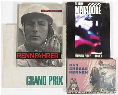 Konvolut Bücher "Rennsport" - Automobilia