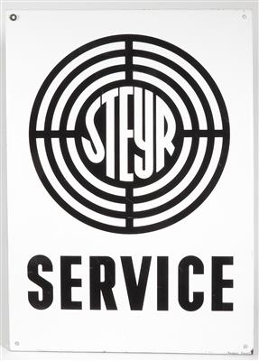 Emailschild "Steyr Service" - Automobilia