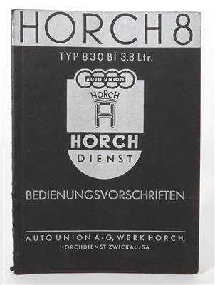 Horch "Bedienungsanleitung" - Automobilia