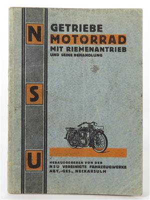 NSU Betriebsanleitung "Motorrad mit Riemenantrieb" - Automobilia