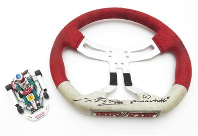 Tonykart Lenkrad signiert "Michael Schumacher 2006" - Automobilia