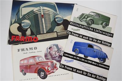Framo Prospekte der 30er und 50er Jahre - Automobilia