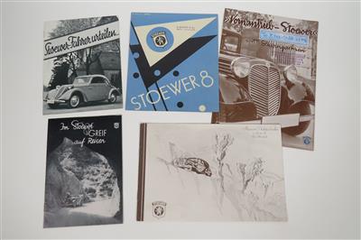 Stoewer Prospekte der 30er Jahre - Automobilia