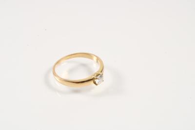 Solitärring ca. 0,35 ct - Jewellery and watches