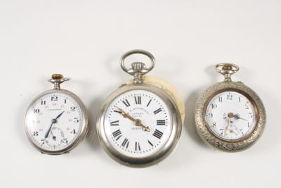 3 Herren- Taschenuhren - Gioielli e orologi