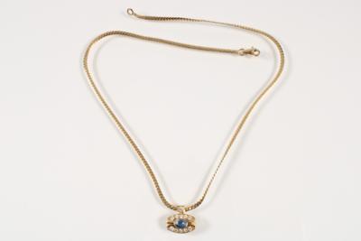 Brillant Collier zus. ca. 0,30 ct - Jewellery and watches
