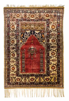 Anatolischer Seidenteppich, Türkei, um 1900 - Nábytek a interiér