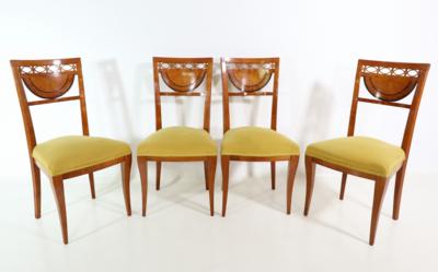 Vier neoklassizistische Sessel - Mobili e interni