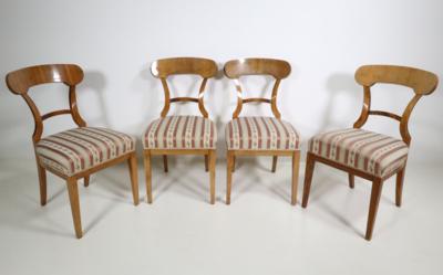 Vier Sessel im Biedermeierstil - Furniture and interior