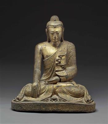Buddha in Meditationshaltung, Thailand, 1. Drittel 20. Jhdt. - Um?ní, starožitnosti, šperky - Salzburg