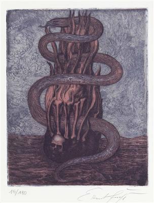 Ernst FUCHS* - Christmas-auction Furniture, Carpets, Paintings