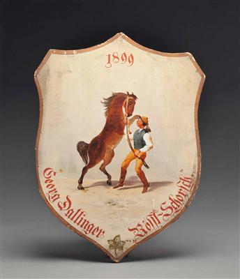 Club-Ehrenschild - 1899 - Arte, antiquariato e gioielli - Salisburgo