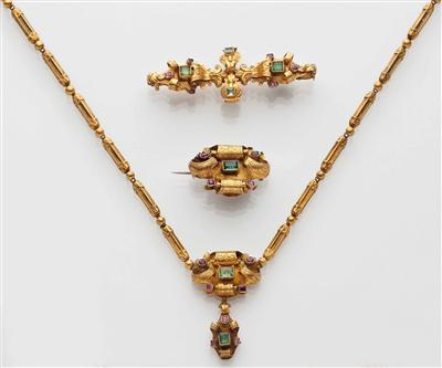 Spätbiedermeier Damenschmuckgarnitur - Antiques, art and jewellery - Salzburg