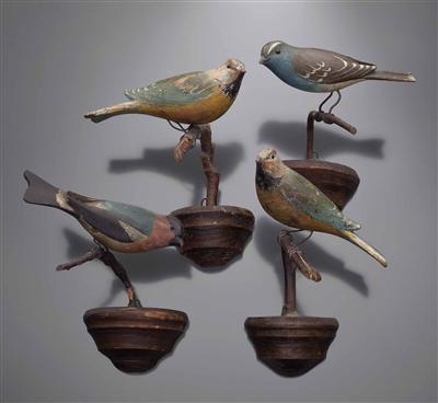 4 Viechtauer Singvögel - Osterauktion - Kunst und Antiquitäten