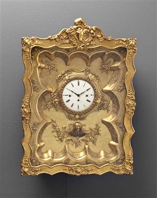 Biedermeier-Rahmenuhr um 1850 - Osterauktion - Kunst und Antiquitäten