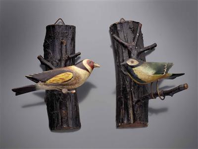 Paar Singvögel in Viechtauer Art - Easter Auction (Art & Antiques)