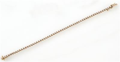 Brillantarmkette zus. ca. 2,40 ct - Schmuck, Taschen- und Armbanduhren - Kunst des 20. Jahrhunderts; Sonderteil Nachlass Schlagersängerin LOLITA
