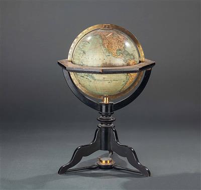 Erd-Globus von H. Kiepert, Berlin, Verlag von D. Reimer um 1870 - Osterauktion - Kunst und Antiquitäten