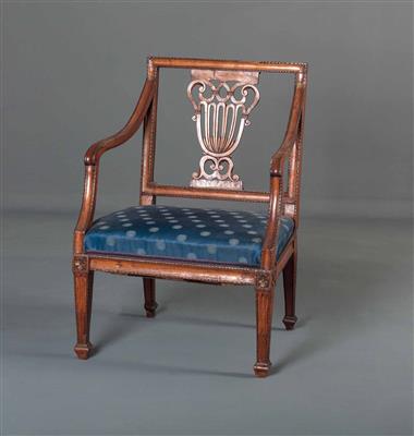 Josefinischer Armsessel um 1780/1800 - Easter Auction (Art & Antiques)
