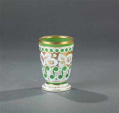 Becher, Böhmen 2. Drittel 19. Jhdt. - Easter Auction (Art & Antiques)