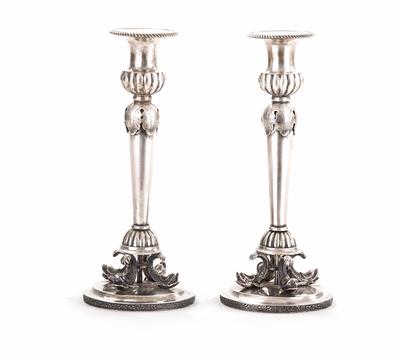 Paar Kerzenleuchter um 1820 - Velikonoční aukce
