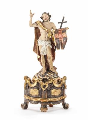 Auferstehungs-Christus, Alpenländisch, 18. Jhdt. - Easter Auction (Art & Antiques)