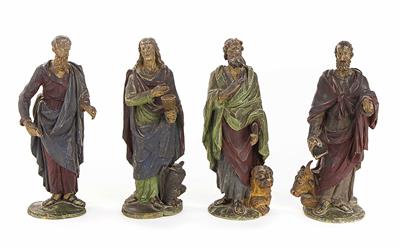 Die vier Evangelisten, Tirol, 1. Hälfte 19. Jhdt. - Christmas-auction Furniture, Carpets, Paintings