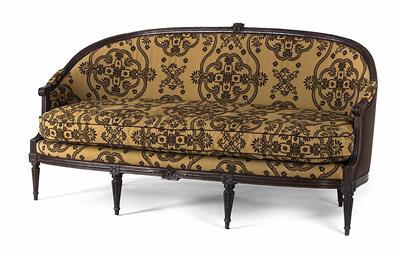 Louis-Seize-Sofa, Frankreich,2. Hälfte 18. Jhdt. - Christmas-auction Furniture, Carpets, Paintings