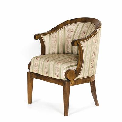 Biedermeier-Rundfauteuil um 1820/25 - Velikonoční aukce