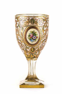 Pokal, wohl Josephinenhütte, Schreiberhau um 1900 - Velikonoční aukce