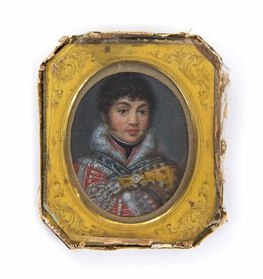 Miniaturist Jagov?, Russland um 1830 - Vánoční aukce - obrazy, koberce, nábytek