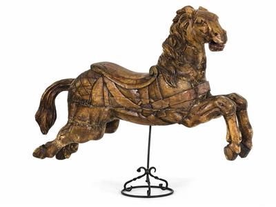 Galoppierendes Karussell-Pferd, 19. Jahrhundert - Mobili