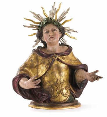 Halbfigur des Hl. Donatus von Münstereifel, - Nábytek