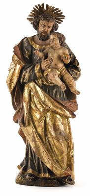 Hl. Josef mit segnendem Jesuskind, Alpenländisch, 18. Jahrhundert - Furniture