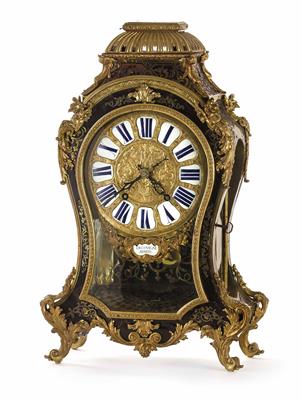 Louis-XV-Boulle-Pendule, Decovigni, Paris, 1. Hälfte 18. Jahrhundert - Möbel und Skulpturen