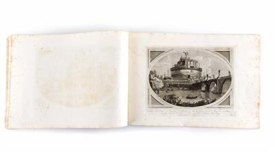 Buch Nuova Raccolta di 25 Vedute Antiche e Moderne di Roma, Anno 1800 - Starožitnosti