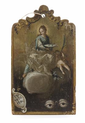 Ex voto, Alpenländisch, datiert 1780 - Velikonoční aukce