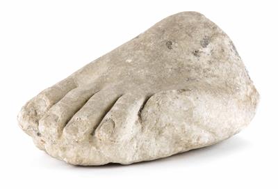 Fuß-Fragment, möglicherweise römisch-antik - Easter Auction