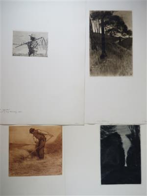 4 Radierungen: Walter Conz - Modern and Contemporary Art, Modern Prints