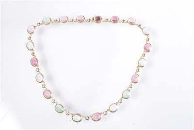 Brillantcollier zus. ca. 0,40 ct - Oktoberauktion