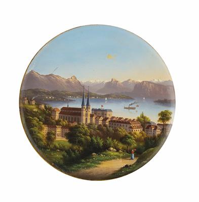 Bildteller "Luzern am Vierwaldstättersee", - Vánoční aukce
