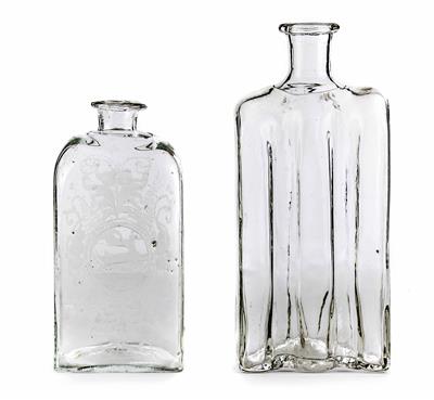 Zwei Flaschen, 18. und 19. Jahrhundert - Vánoční aukce