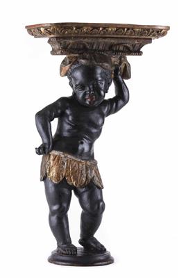 Karyatide - Mohrenputto, Italien, wohl Venedig, 18. Jahrhundert - Easter Auction