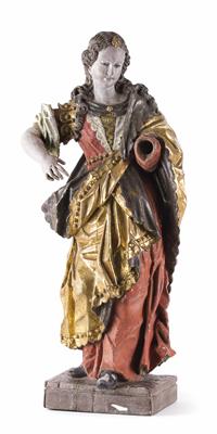 Weibliche Heilige - Barbara?, - Easter Auction
