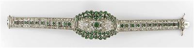 Brillant-Diamantarmband zus. ca. 3,30 ct - Schmuck, Taschen- und Armbanduhren, Kunst des 20. Jahrhunderts